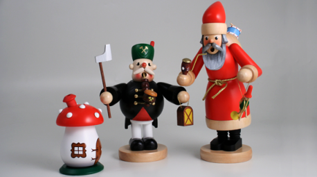 Weihnachten Advent Geschenk 14 cm hoch 30107-14 Räuchermännchen Räuchermann Räucherfigur Rauchfigur Holzfäller ca aus Holz